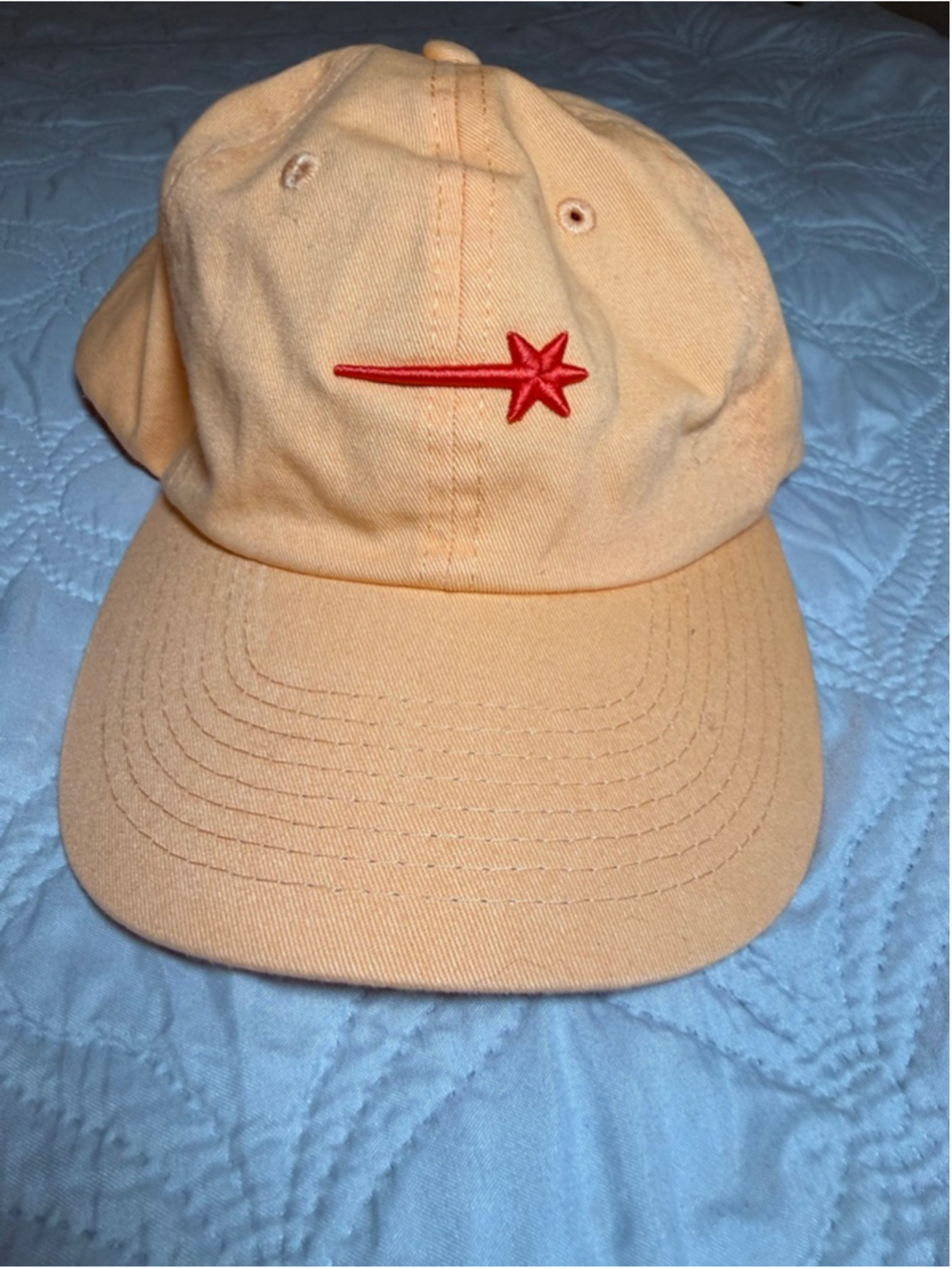 Sprinter Vodka Soda Peach Dad Hat Red Star Adjustable Cap